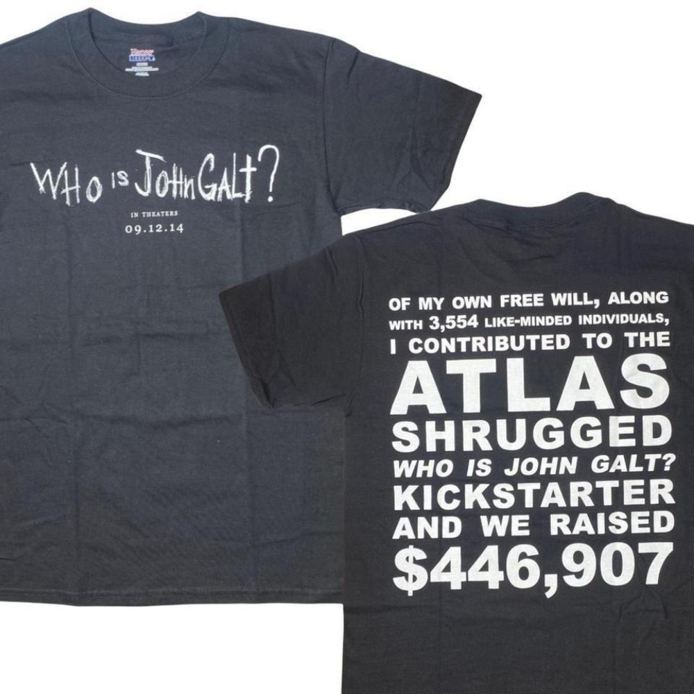 Who is John Galt movie‎ shirt